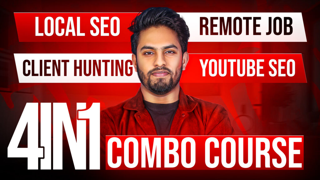 4 in 1 Combo SEO Course | Local SEO, Client Hunting, YouTube SEO, Remote Job | SEO Station by Aoyon